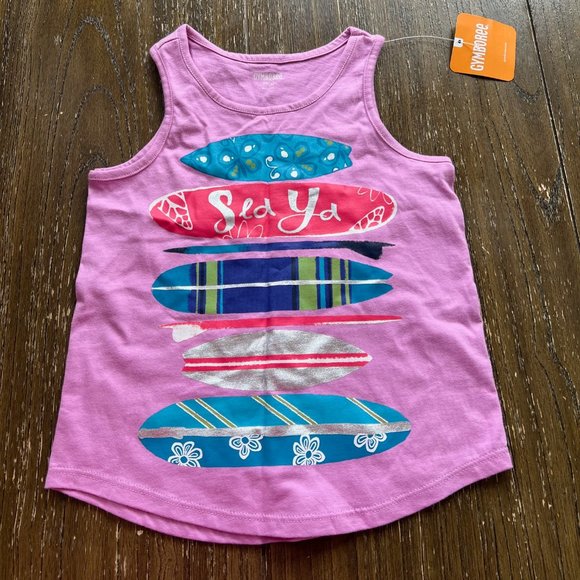 NWT!  Little Girls Gymboree Sea You tank top size XS 4 - Picture 1 of 2